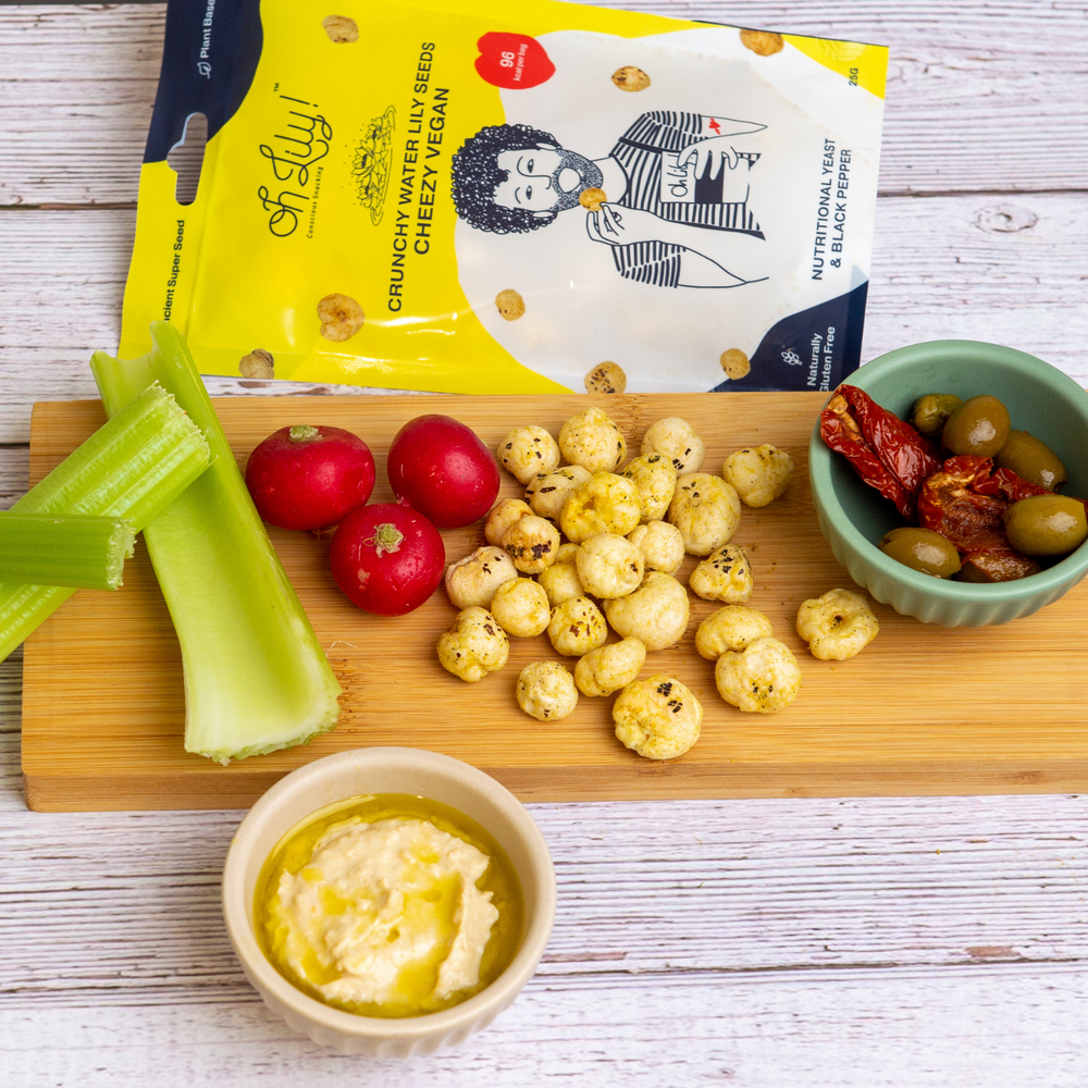 
                  
                    Cheezy Vegan Snacks
                  
                